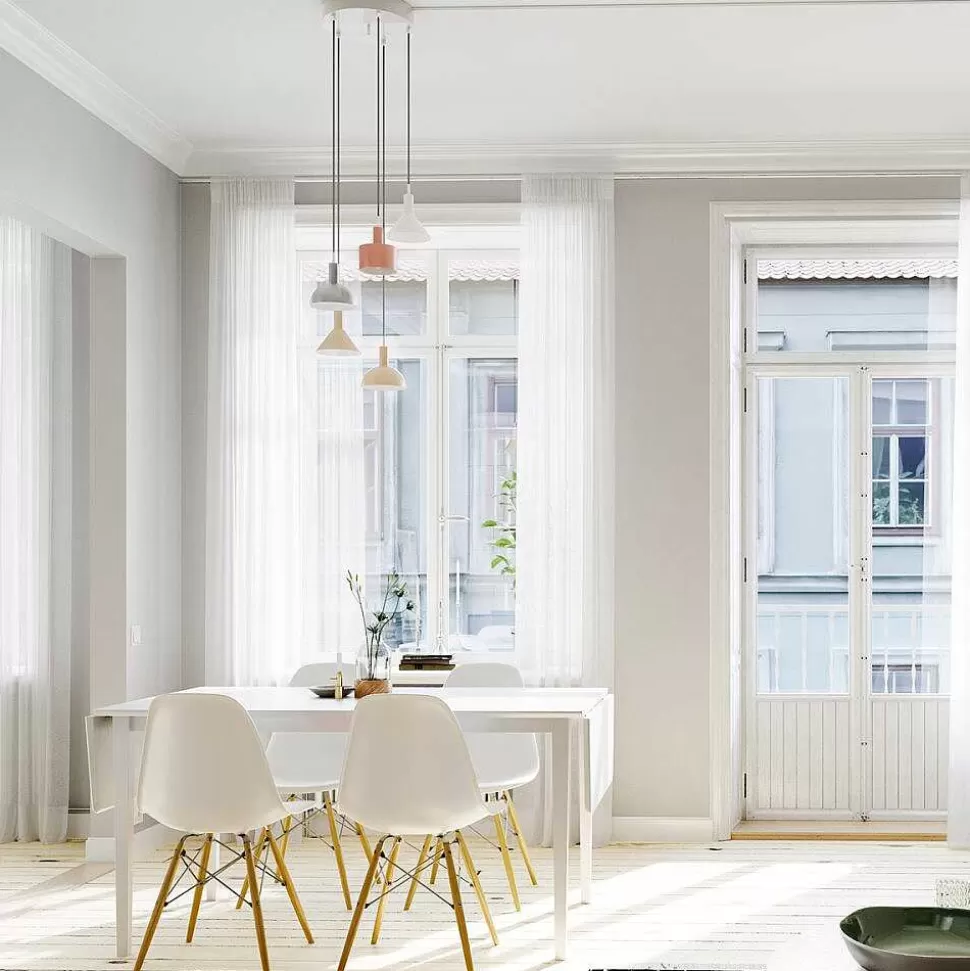 By Rydéns Lampes Designers>Suspension By Rydens Cabano Acier Brosse, 5 Lumieres