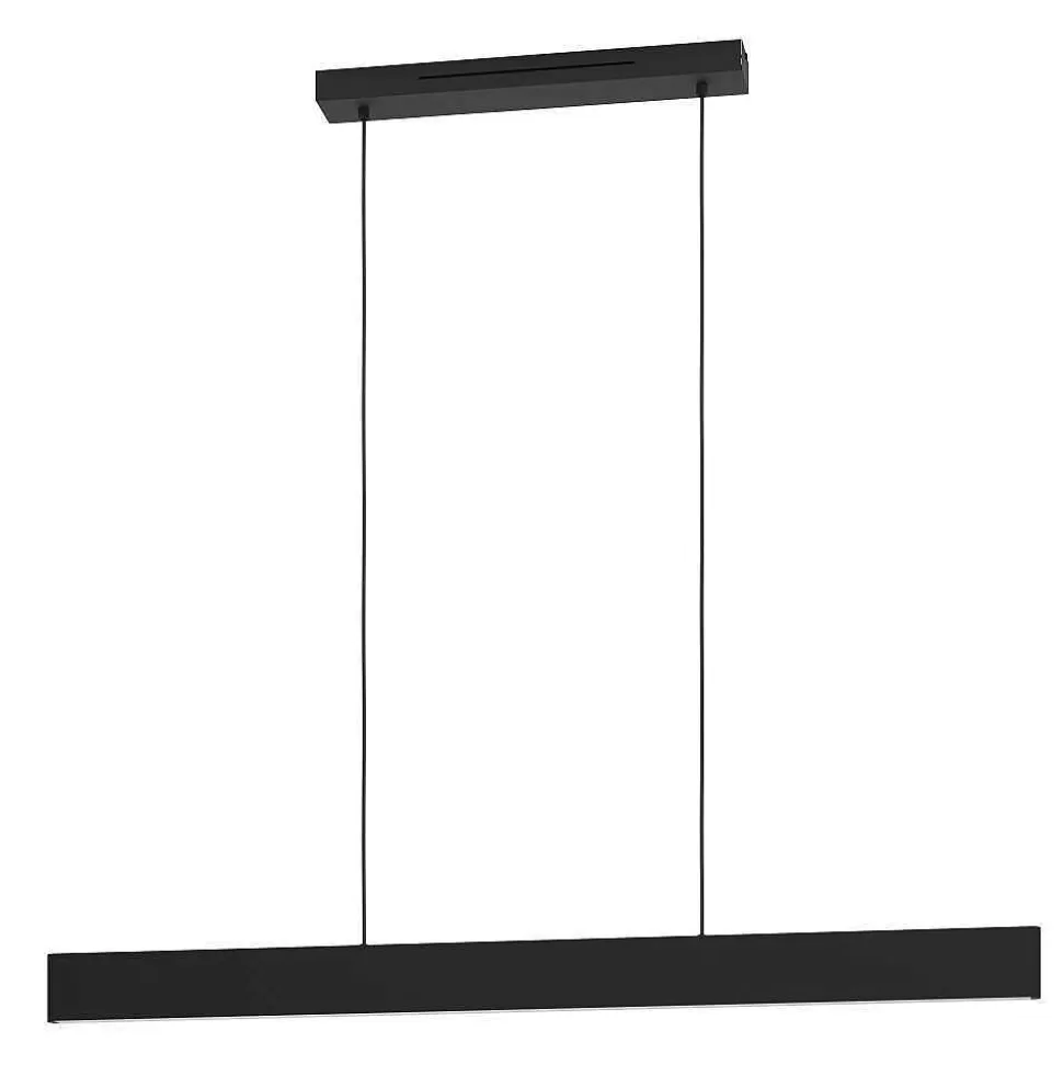 Luminaires Eglo Eglo Connect>Suspension Eglo Andreas-Z Led Noir, 2 Lumieres, Changeur De Couleurs