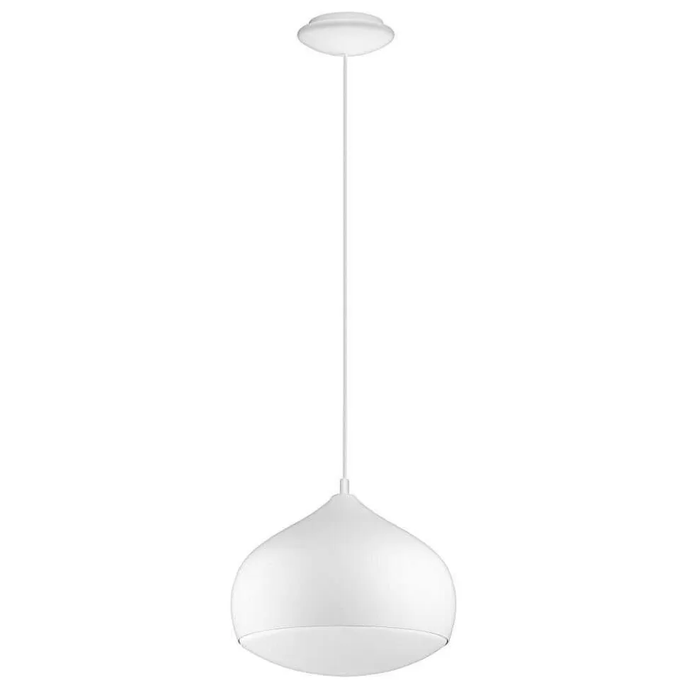 Luminaires Eglo Eglo Connect>Suspension Eglo Connect Comba-C Led Blanc, 1 Lumiere, Changeur De Couleurs