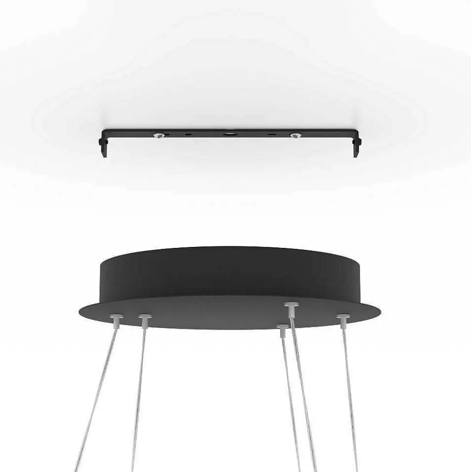 Luminaires Eglo Eglo Connect>Suspension Eglo Lobinero-Z Led Noir, 1 Lumiere