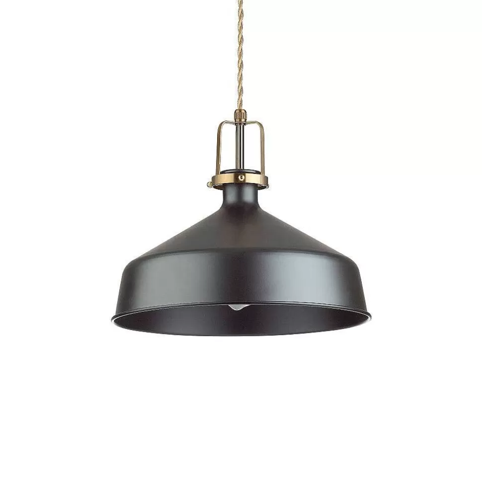 Luminaires Ideallux Luminaires Antiques>Suspension Ideallux Eris-1 Or, 1 Lumiere