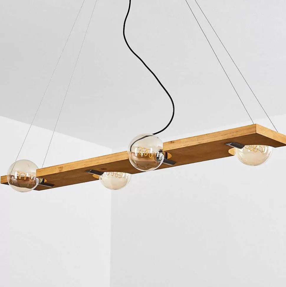 hofstein Suspensions>Suspension Santorum Argent Oxyde, Ecru, 4 Lumieres