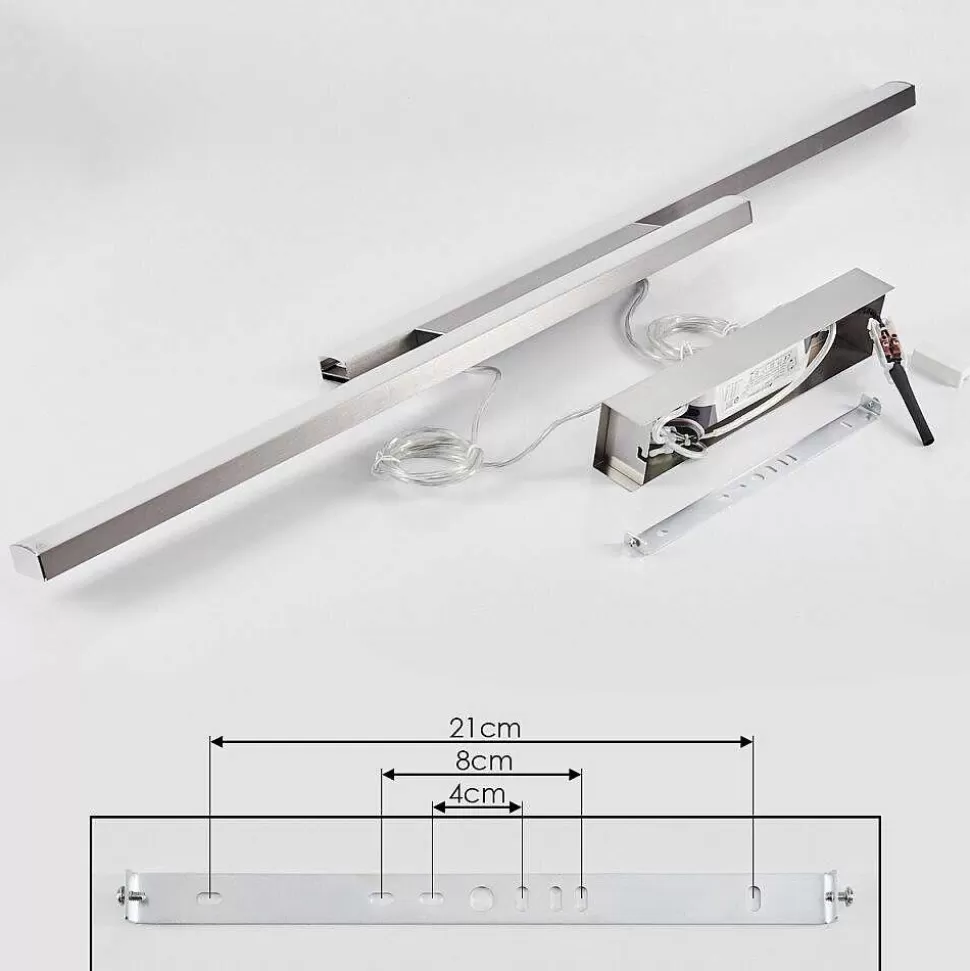 hofstein Luminaires Interieurs Connectes>Suspension Tamizat Led Nickel Mat, 2 Lumieres, Changeur De Couleurs