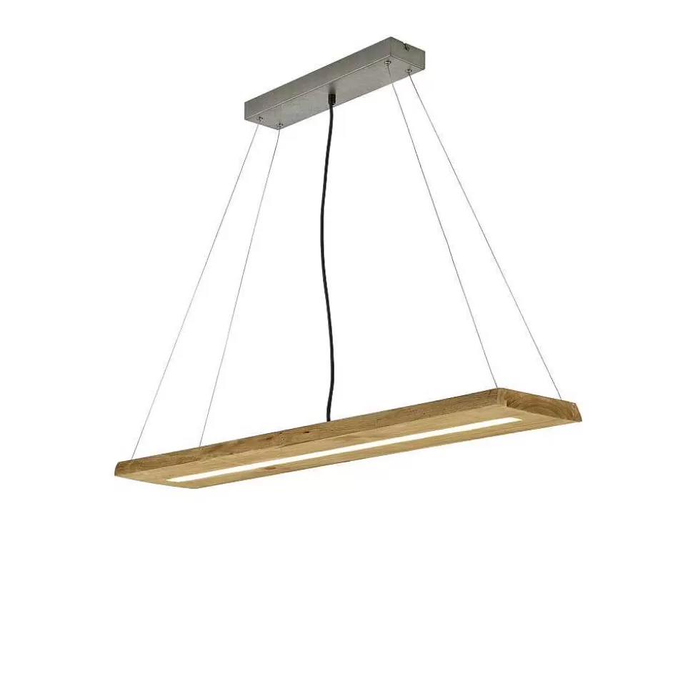 Luminaires Trio Luminaires Antiques>Suspension Trio Brad Led Bois Clair, 1 Lumiere