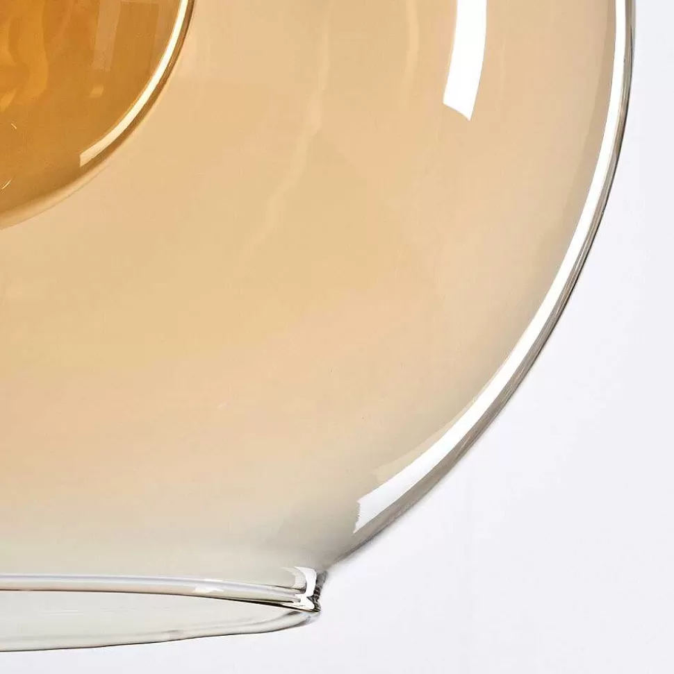 hofstein Lampes À Boules>Suspension Verre 30 Cm Koyoto Ambre, 1 Lumiere