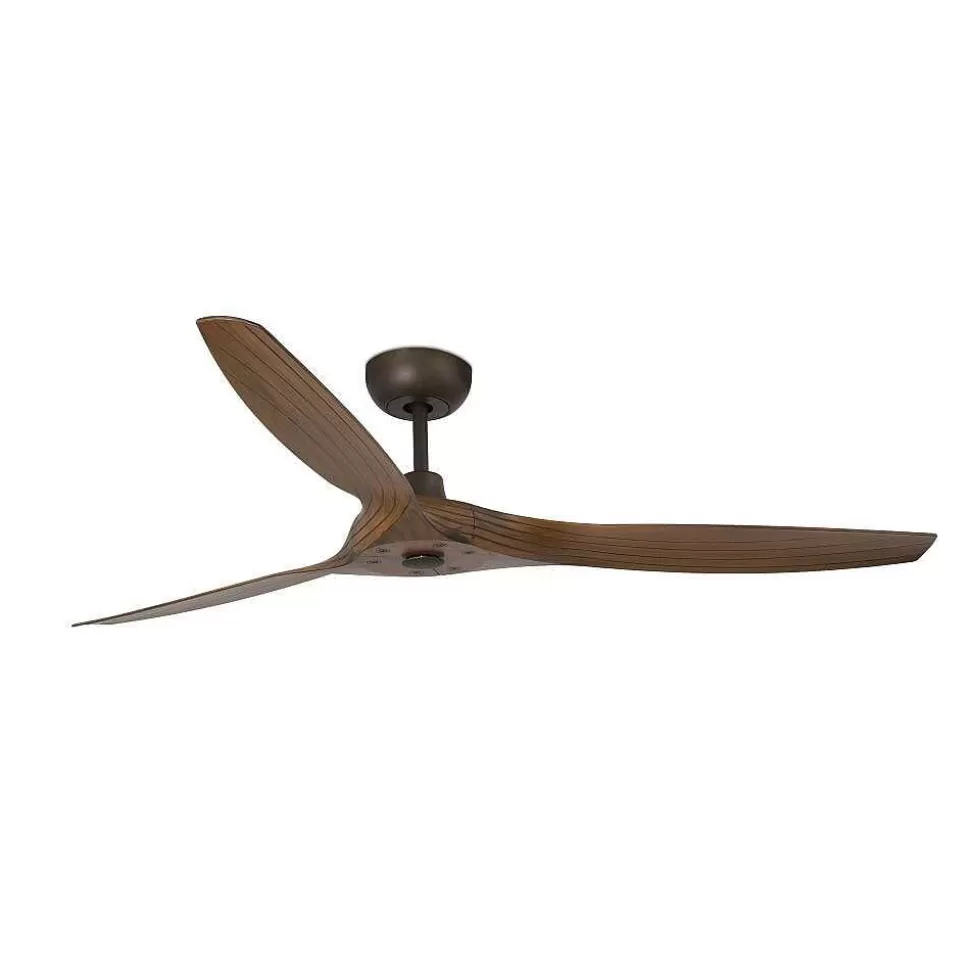 Luminaires Faro Barcelona Plafonniers Et Lustres Ventilateurs>Ventilateur De Plafond Faro Barcelona Morea Brun