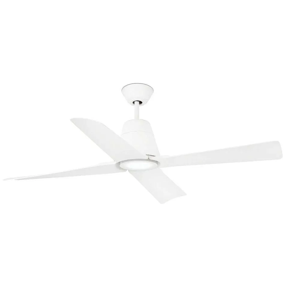 Luminaires Faro Barcelona Plafonniers Et Lustres Ventilateurs>Ventilateur De Plafond Faro Barcelona Typhoon Blanc, 1 Lumiere